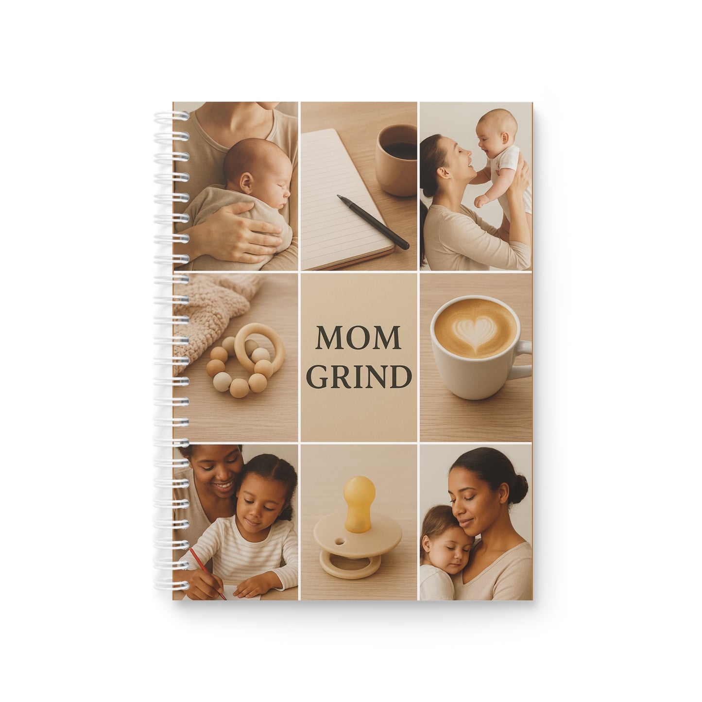Mom Grind Notebook — Daily Planner & Journal For Mothers