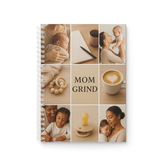 Mom Grind Notebook — Daily Planner & Journal For Mothers
