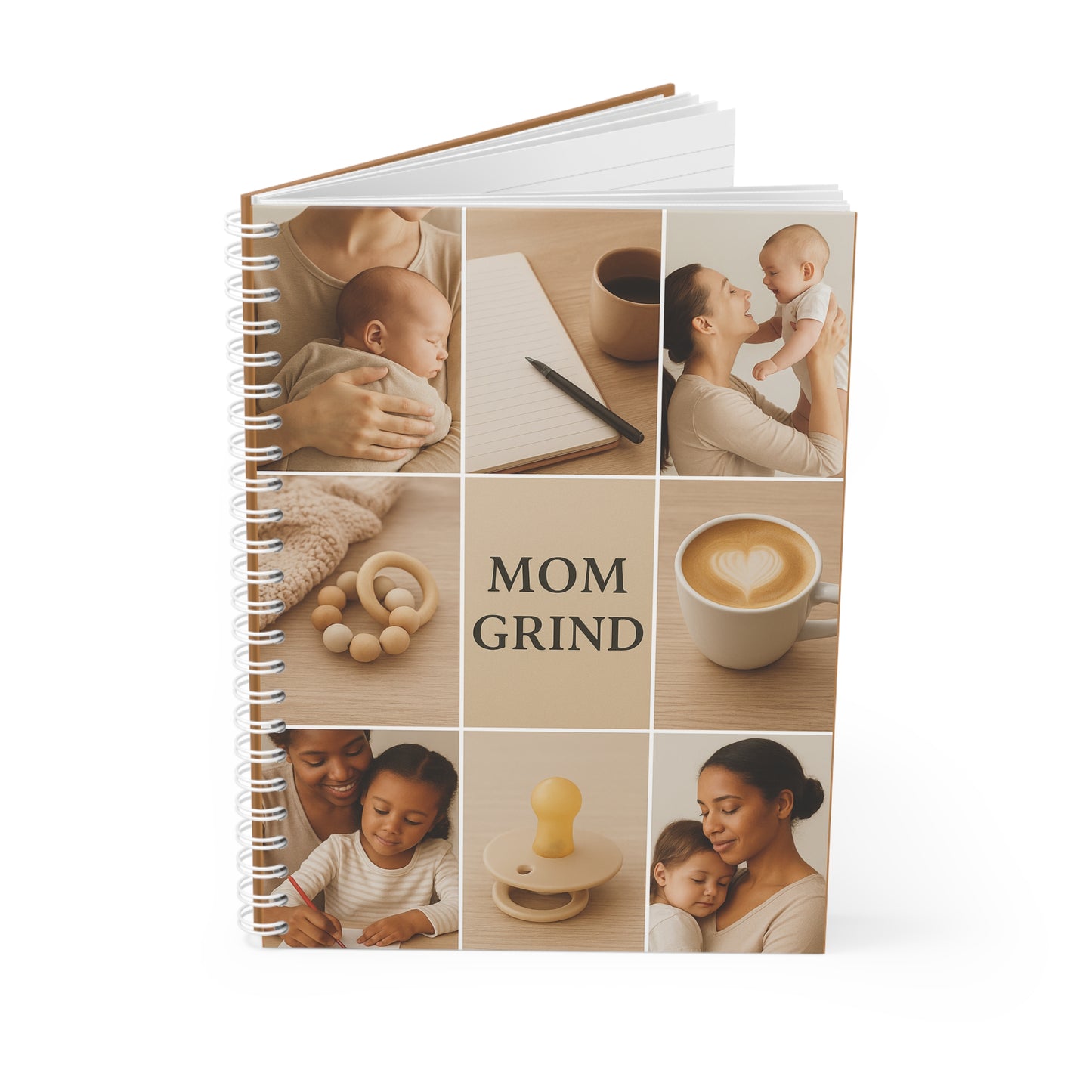 Mom Grind Notebook — Daily Planner & Journal For Mothers